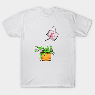 happy plant pot T-Shirt